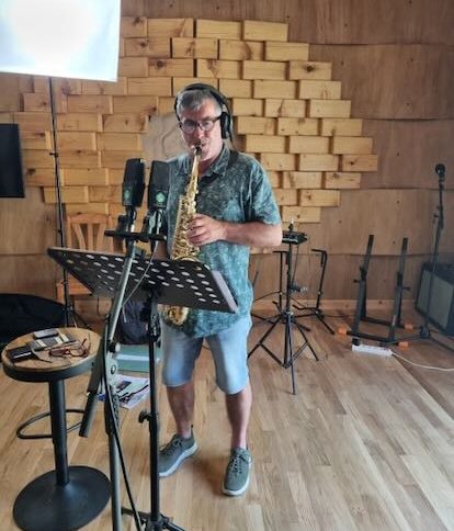 En studio – Nouveau projet saxophone en préparation