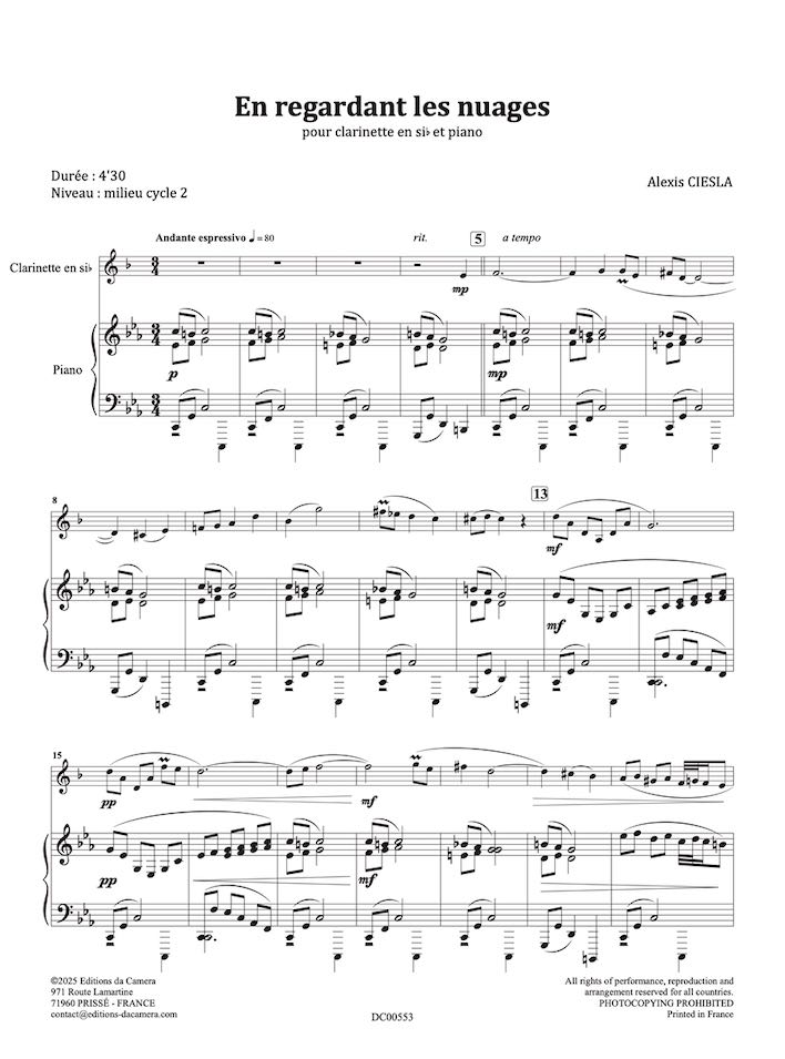 DC00553-En regardant les nuages – Conducteur – Extrait DC00553-En regardant les nuages – Conducteur – Extrait