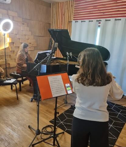 Journée d’enregistrement au studio Oreilles délicates